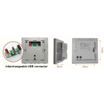 M2K PD220M3 PDQC Type C/USB 充電插座 (白色)